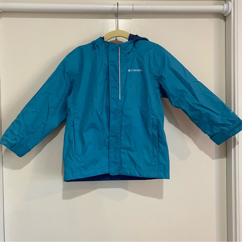 Columbia toddler blue rain Jacket